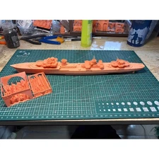 1/350 France Le Fantasque-class Destroyer Le Fantasque(full Hull/waterline)