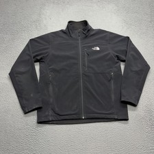 The North Face Apex Bionic Jacket Men's Large Black Full Zip Fleece Lined Coat