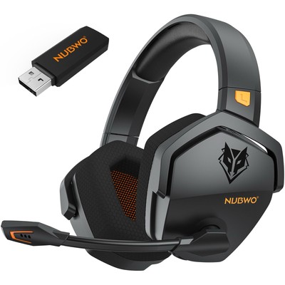 NUBWO G06 Gaming Headset for PS5, PS4, XBOX,PC, Mac, 2.4GHz Black - NEW