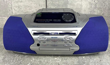 SHARP MD-F200 MD/CD SYSTEM Double Minidisc Silver Blue AC100V 50/60Hz 44W