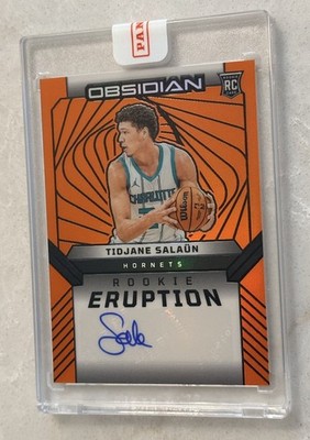 2024-25 Panini Obsidian - Rookie Eruption Autographs Tidjane Salaun /99 SEALED