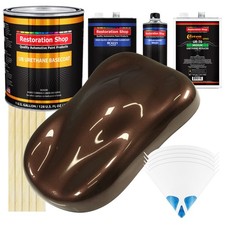 Mahogany Brown Metallic Gallon Urethane Basecoat Clearcoat Car Auto Paint Kit