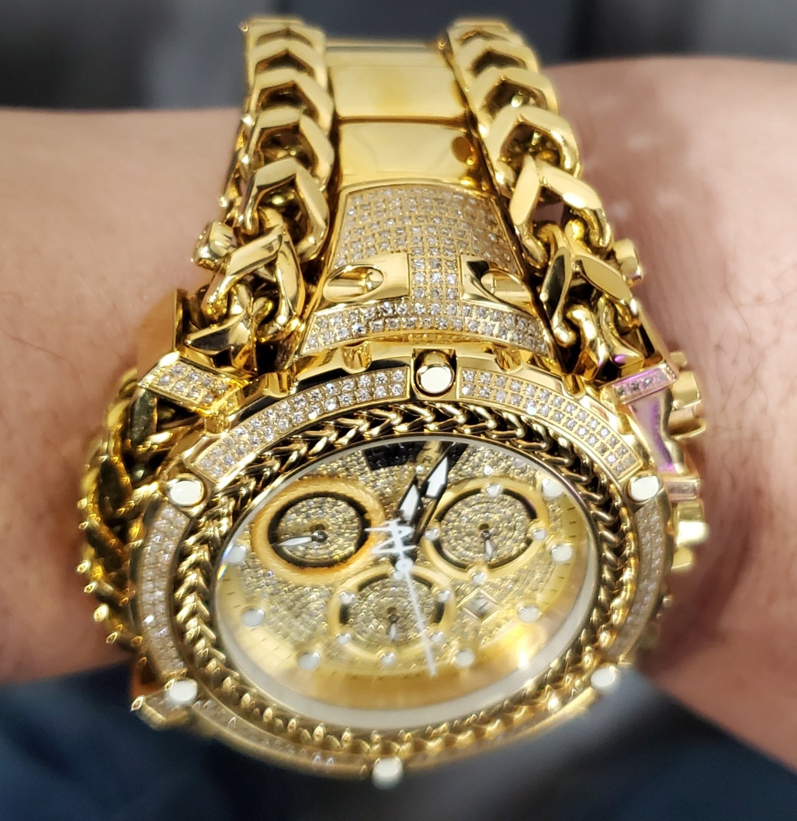 Invicta Reserve Gladiator 2.92 CTW Diamond Swiss Ronda Z60 Men's Watch