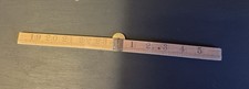 John Rabone & Sons Birmingham No 1167 Boxwood Brass Folding Ruler 24-inch