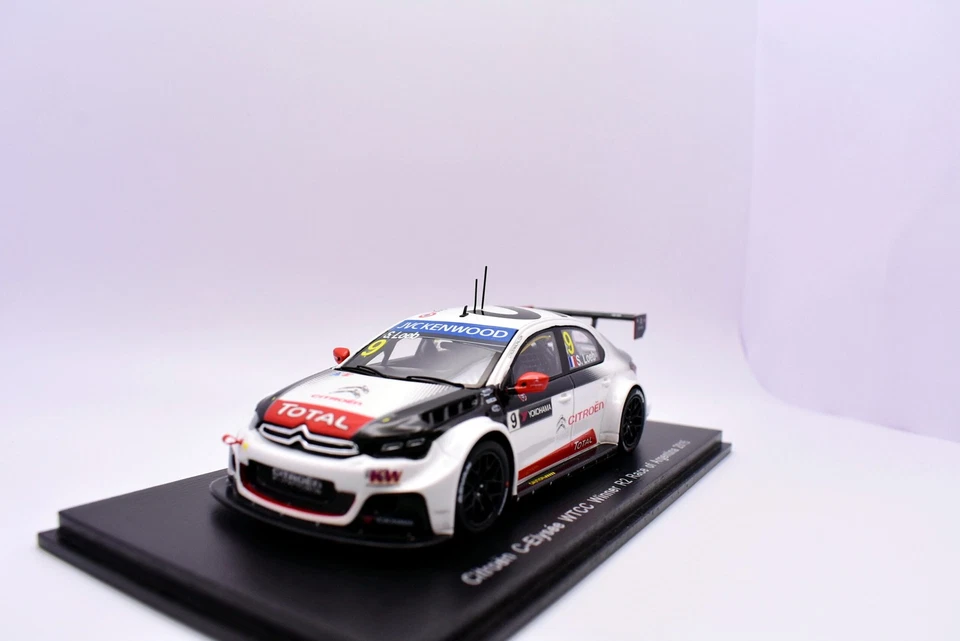 Modellino auto scala 1:43 citroen c-elysee wtcc spark model modellismo statico - Immagine 3 di 4