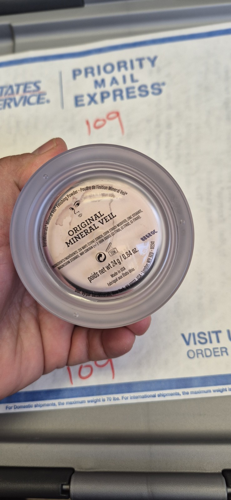 bareMinerals USA Original Mineral Veil Finishing Powder ~ 0.84 oz / 24g