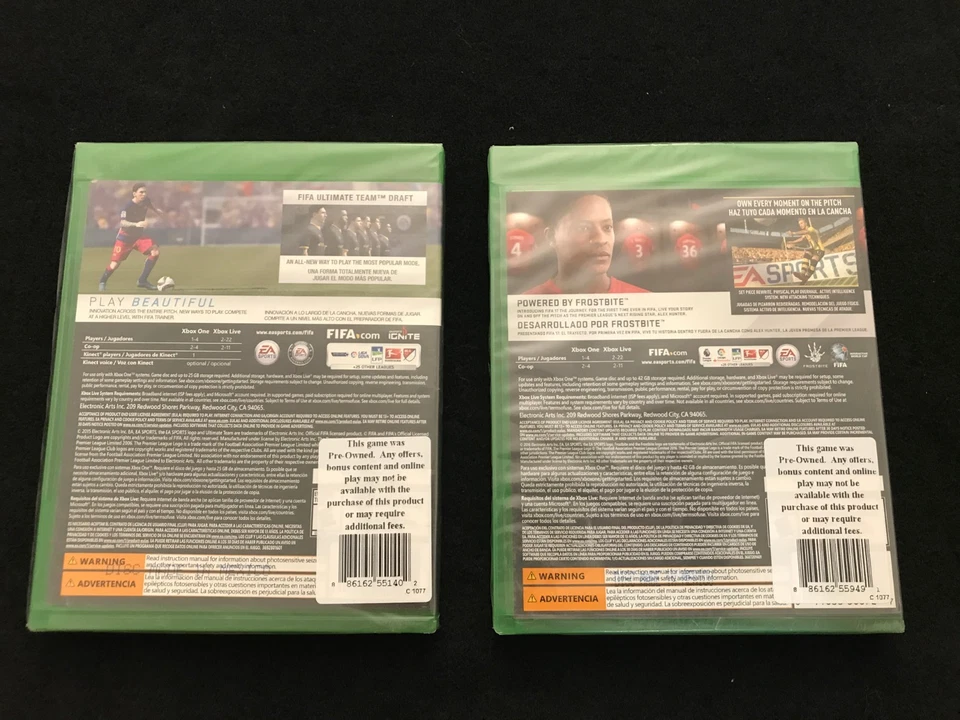 FIFA 16 & FIFA 17 Xbox One Lot – Resealed Pre-Owned EA Sports Soccer Games ⚽ - Image 2 of 4