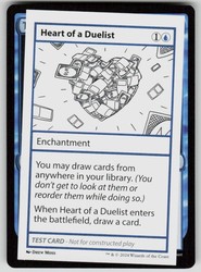 Heart of a Duelist 294/390 Mystery Booster 2 Playtest MTG