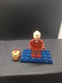 Lego Marvel Super Heroes Iron Man Mark 6 Minifigure 30167 SH015 Used Nice 