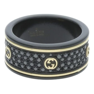Bague diamant Gucci imbriquée G taille 12 bijou de luxe occasion
