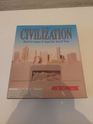 Sid Meier's Civilization Commodore Amiga Big Box CIB OVP Anleitung
