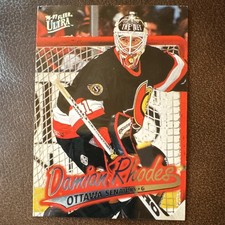 Fleer Ultra 1996-97 Damian Rhodes #G-119 Ottawa Senators NHL Hockey Card