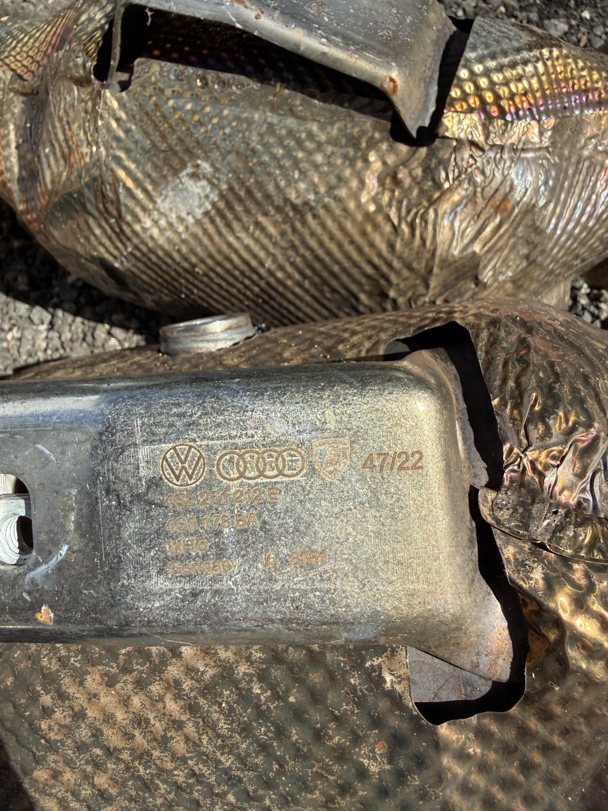 Audi R8 2014-2024 Catalytic converter P/N 4S0251212