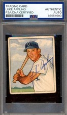 Luke Appling PSA DNA Vintage Signed 1950 Bowman Autograph