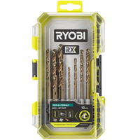 Ryobi HSS-G Kobaltbohrer Set 10-Tlg RARXHGC10 Bohrer Neu