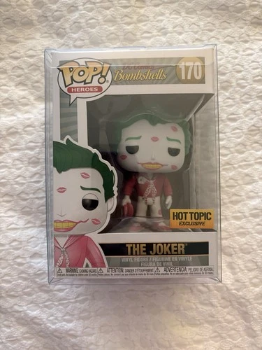 Funko Pop! Vinyl: DC Comics - The Joker (Pink) (White) - Hot Topic (HT)...