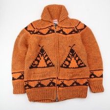 Chieftain Vintage Camp Cowichan Cardigan native amerian 60S 70S SZ S (V3830)