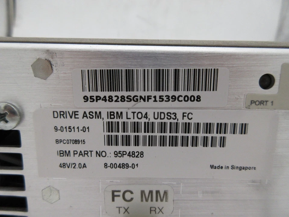 Ленточный накопитель IBM Quantum Drive ASM IBM LTO4 UDS3 FC / 9-01511-01 - Изображение 4 из 4