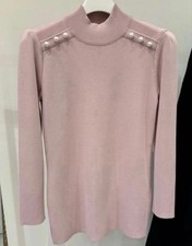 Bordure da balcone maglia perla rosa