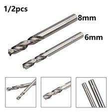 1/2pcs HSS CO Spot Weld Drill Bit / Remover / Cutter Cobalt Tip 6mm/8mm Tool
