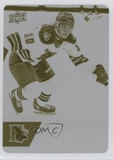 2022-23 Upper Deck CHL Printing Plate Yellow 1/1 Mathieu Cataford #124 0sd7