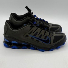Nike Reax 8 TR Mesh Shoes Mens Size 8.5 Newsprint Racer Blue Training 621716-012