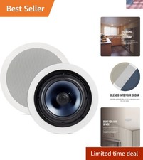 Polk RC60i 6.5-Inch In-Ceiling Speakers - Sound for Damp Environments