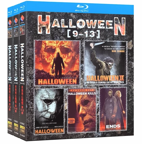 Halloween 1-13 (1978-2022)   12-Discs  All Region Free Box Set Sealed