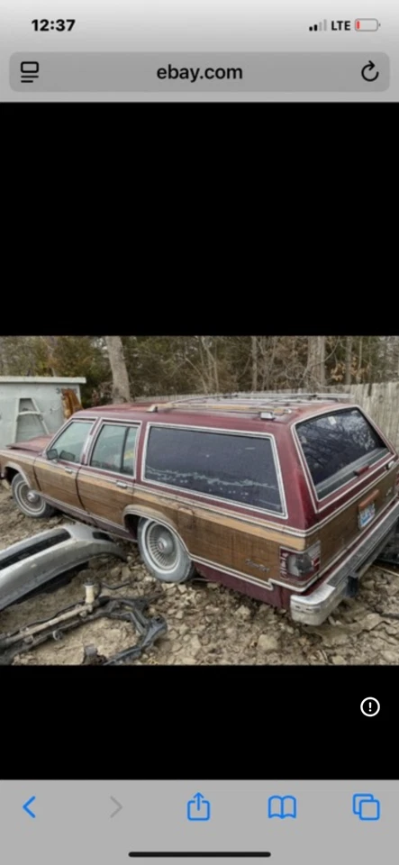 🔥 1987 Mercury Colony Park Hatch Glass Trim - 4 Pieces - READ - Image 2 of 4