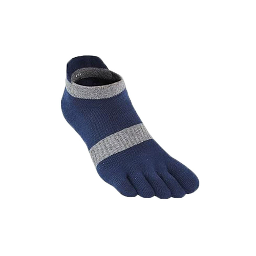 Men Five Finger Toe Low Cut Sport Solid Athletic Ankle Work Cotton Socks 6 Pairs - Picture 6 of 10