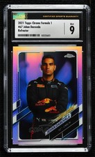2021 Chrome Formula 1 F2 Racers Future Stars Refractor Jehan Daruvala CGC 9 0h2x