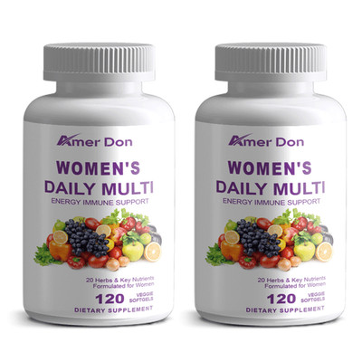 120 PCS X 2 Bottles Women's Multivitamin -Women s Health Multivitamin Complex ﻿