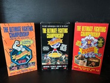 3 UFC VHS tapes see pictures for details.