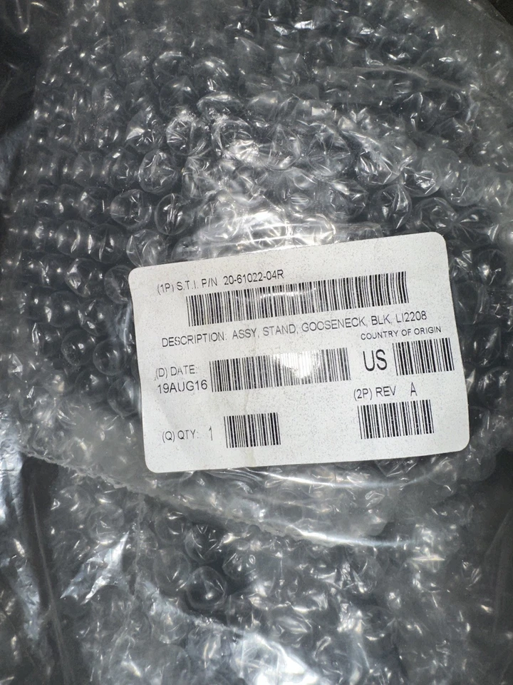 Zebra (Motorola/Symbol) 20-61022-04R Gooseneck Intellistand - Black - Image 2 of 2