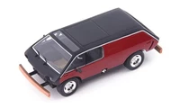 Auto Cult 60142 1:43 Brubaker Box Modellauto Rot/Schwarz Diecast Ovp