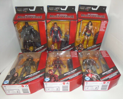 DC MULTIVERSE JUSTICE LEAGUE BAF STEPPENWOLF COMPLETE SET OF 6 FIGURES NEW