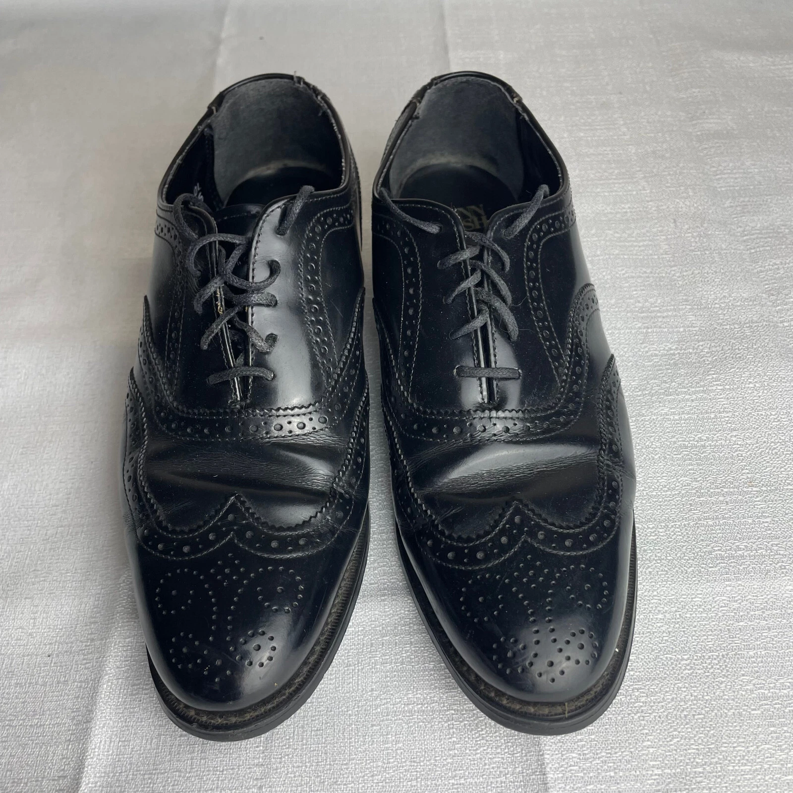 JORDAN Scarpe eleganti Nunn Bush Oxford da uomo 8 5 in pelle nera