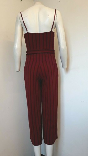 Gorgeous Dark red & Black Trouser Jumpsuit Playsuit from Quiz - Size 10 - BNWOT! - Picture 8 of 9