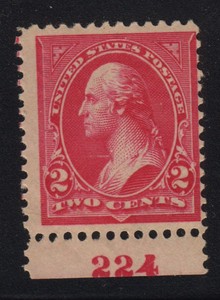 1895-Sc-267-MNH-OG-plate-number-single-Hebert-CV-32
