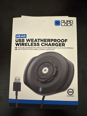 Quad Lock Weatherproof Wireless Charging