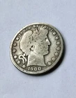 1900-O Barber Silver Half Dollar 50c G/VG Condition Coin