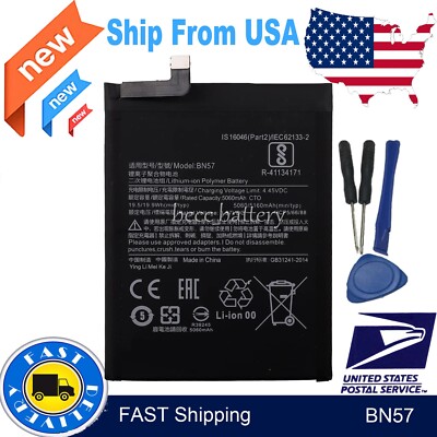 Battery For Xiaomi Poco X3 NFC M2007J20CG M2007J20CT BN57 Tools
