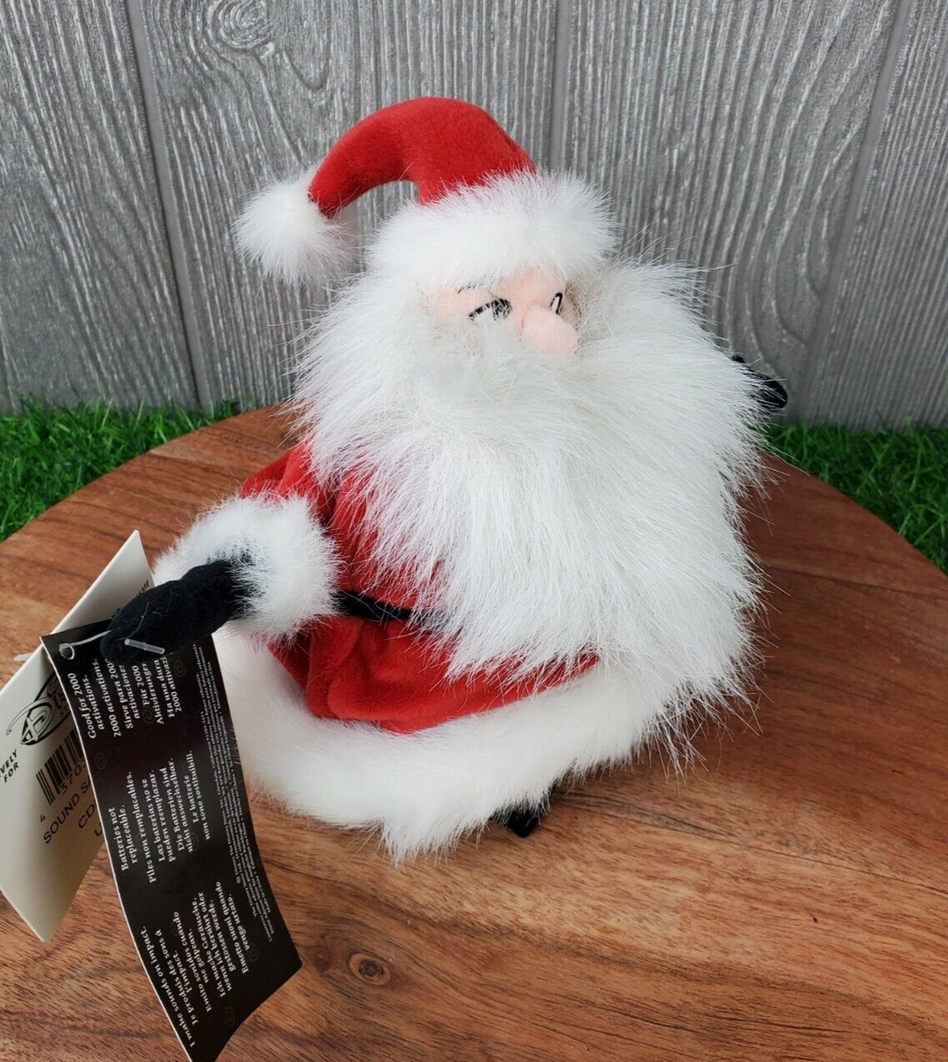 Disney Nightmare Before Christmas SANTA mini bean bag Plush w tags