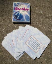 Scientific American Weather Quiz Deck Knowledge Cards in EUC 
