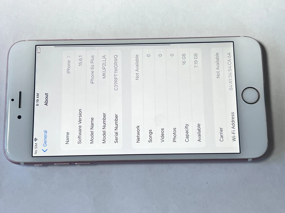 UNLOCKED Apple iPhone 6S+ PLUS 16GB 4G LTE Smart Phone / T-Mobile AT&T h2O *READ - Image 3 of 4