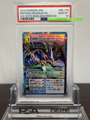 [PSA10] Re-139 Imperialdramon Digimon 20th Premium Edition Digimon Card  Game | eBay