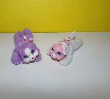 Puppy Surprise Replacement 2 Baby Puppies Dogs Plush Vinyl Pink Purple b