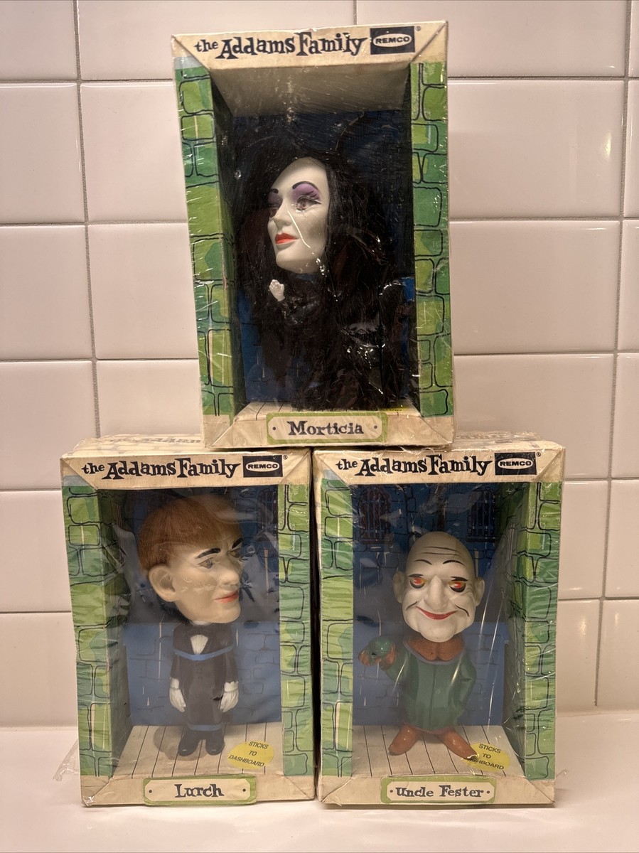 1964 Remco figures Lot Addams Family In Repro Box Uncle 1964 Remco figures Lot Addams Family In Repro Box Uncle