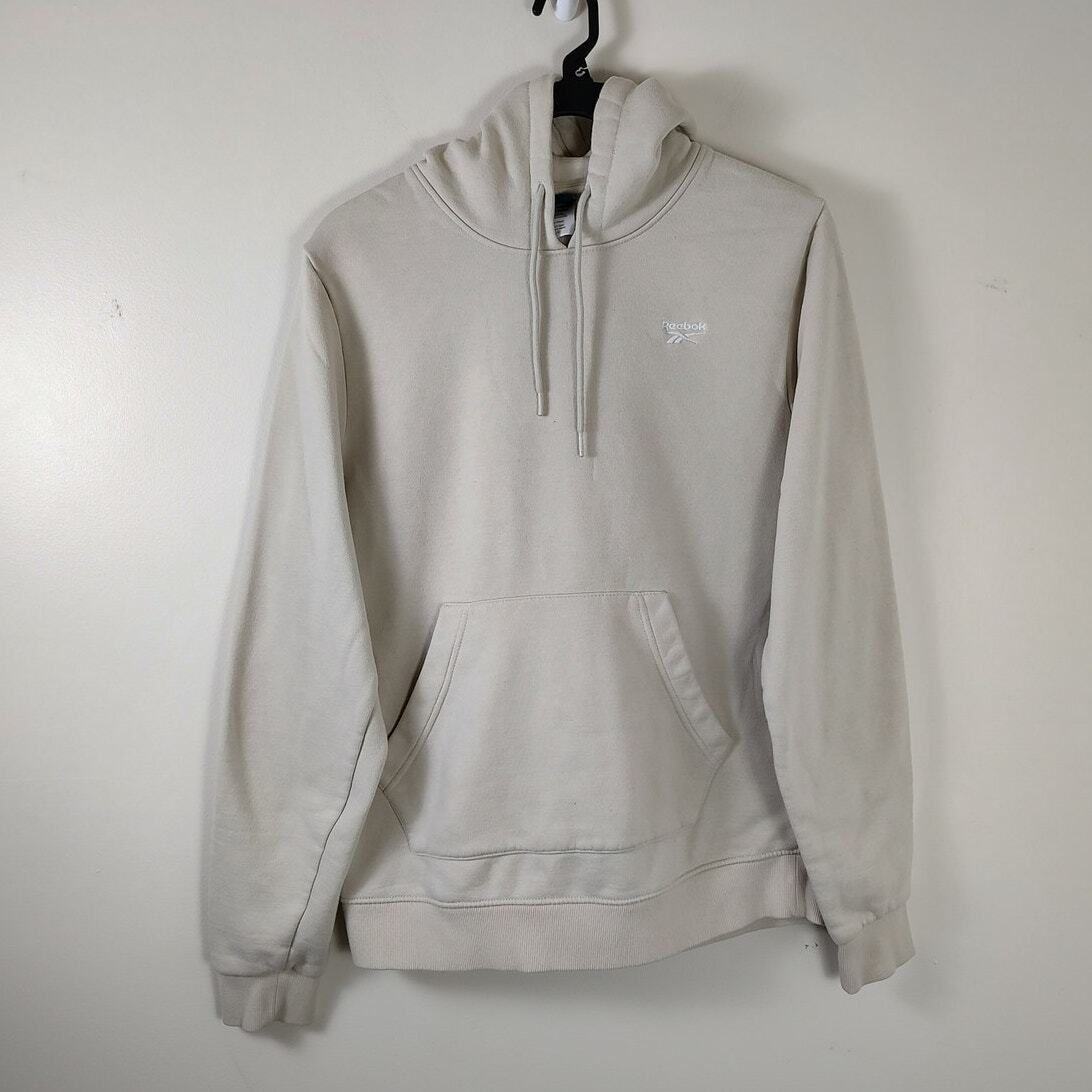 Reebok Men's Identity Fleece Pullover Sport Hoodie Vector Large Blue