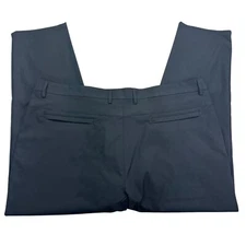 Marcus Pierce Renegade Dress Pants Mens 41x28 Navy Blue Stretch Comfort Slim Fit